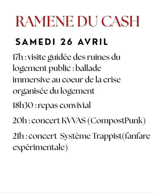 concert Système Trappist (fanfare expérimentale)'
