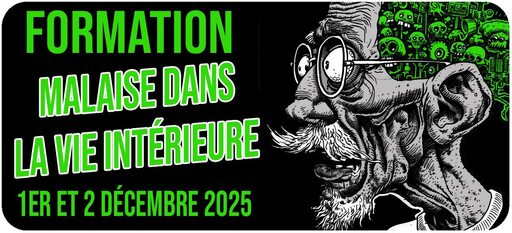 Peut être une image de ‎texte qui dit ’‎A FORMATION MALAISE DANS LA VIE INTÉRIEURE 1ER ET 2 DÉCEMBRE 2025 Mint نمب‎’‎