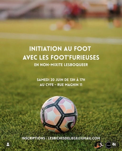 Initiation au foot avec les foot'furieuses