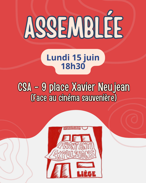 Assemblée générale du front anti-expulsion