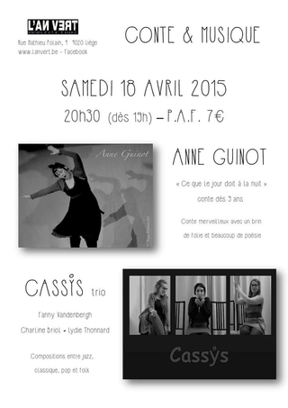  &quot;Ce que le jour doit à la nuit&quot; de et par Anne Guinot + CASSYS trio